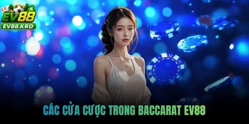 Cách Chơi Baccarat – Từ A–Z Dành Cho Người Mới Tại EV88 1 Các cửa cược trong Baccarat EV88